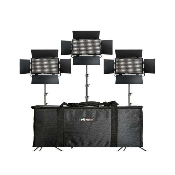 LED gaismas komplekti - Viltrox VL-D60T LED Light Triple Kit - ātri pasūtīt no ražotāja