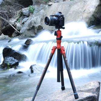 New products - Fotopro X-Aircross 1 Carbon Tripod Orange - quick order from manufacturer