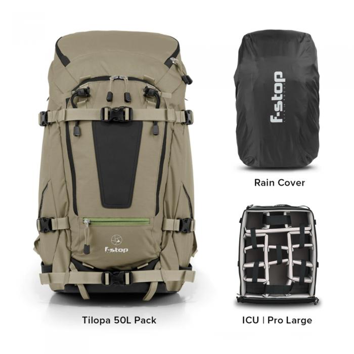 Backpacks - F-Stop Tilopa v3 Essentials Bundle Aloe (Drab Green) - quick order from manufacturer