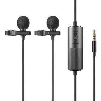 Lavalier Microphones - Godox Omnidirectional Dual Lavalier Microphone LMD-40C - quick order from manufacturer