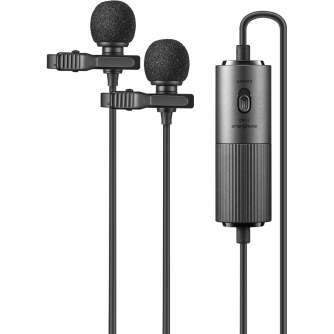 Lavalier Microphones - Godox Omnidirectional Dual Lavalier Microphone LMD-40C - quick order from manufacturer