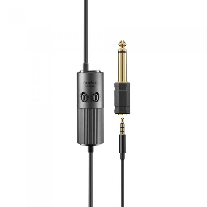 Piespraužamie mikrofoni (Lavalier) - Godox Omnidirectional Lavalier Microphone LMS-60G - ātri pasūtīt no ražotāja