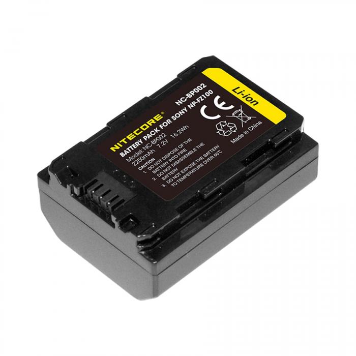 New products - Nitecore NC-BP002 (Sony NP-FZ100 Battery) 2250mAh - quick order from manufacturer