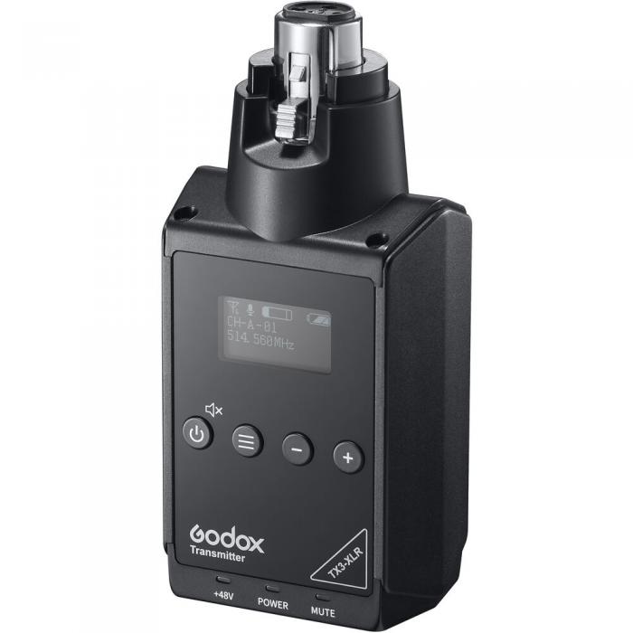 Bezvadu audio sistēmas - Godox TX3-XLR Plug-On XLR Transmitter - ātri pasūtīt no ražotāja