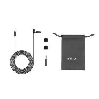 Lavalier mikrofonas - SmallRig 3388 Simorr Wave L1 3.5mm Lavalier Microphone (Black) - быстрый заказ от производителя