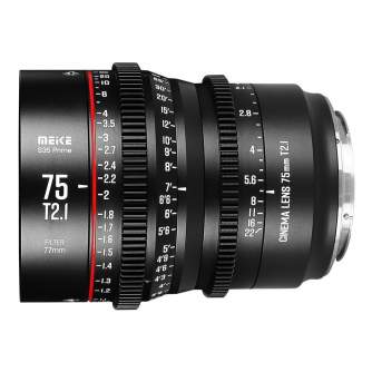 CINEMA Video Lences - Meike MK 75mm T2.1 Canon EF-Mount S35 - quick order from manufacturer