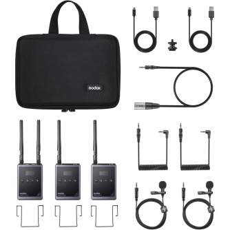 Wireless Audio Systems - Godox WMicS1 Pro Kit 2UHF Wireless Microphone System - quick order from manufacturer