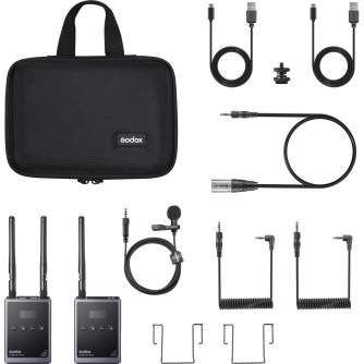 Bezvadu audio sistēmas - Godox WMicS1 Pro Kit 1UHF Wireless Microphone System - ātri pasūtīt no ražotāja