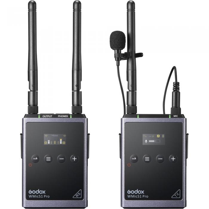 Wireless Audio Systems - Godox WMicS1 Pro Kit 1UHF Wireless Microphone System - quick order from manufacturer