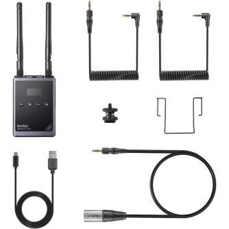 Bezvadu audio sistēmas - Godox WMicS1 Pro RX Dual-Channel Wireless Microphone System - ātri pasūtīt no ražotāja