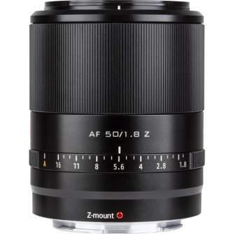 Mirrorless Lenses - Viltrox Z-50 F1.8 AF Nikon Z-Mount - quick order from manufacturer