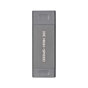 New products - JJC CR-UTC4AC USB 3.1 Card Reader Grey - quick order from manufacturer