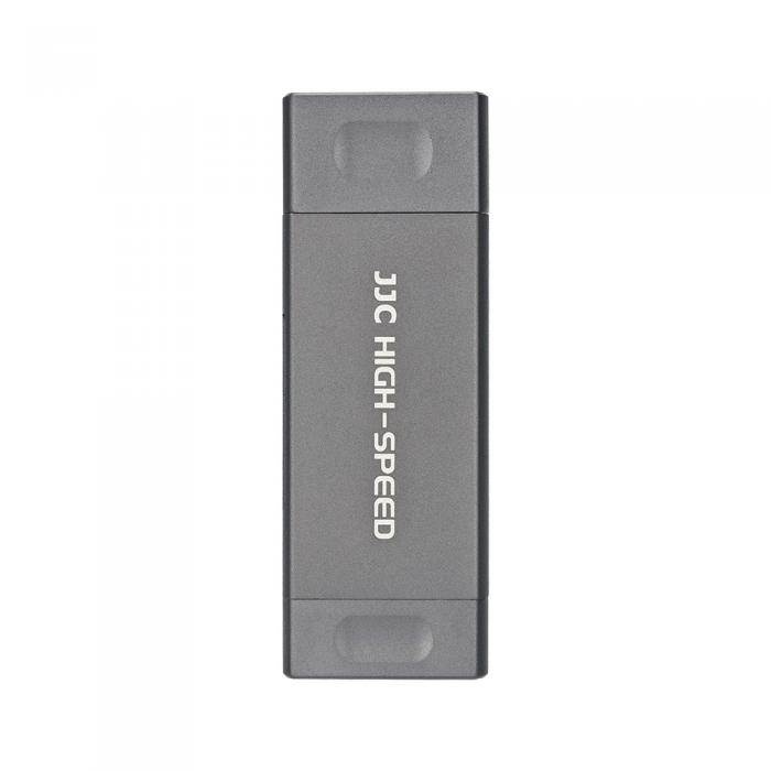 New products - JJC CR-UTC4AC USB 3.1 Card Reader Grey - quick order from manufacturer