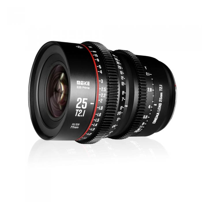 CINEMA Video Lences - Meike MK-25mm T2.1 S35 Canon EF - quick order from manufacturer