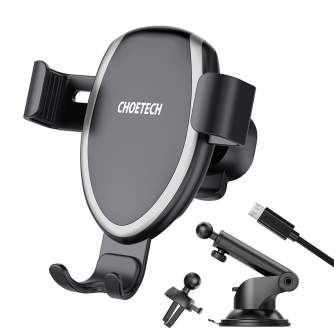 New products - Choetech 10W Gravity Wireless Car Charger T536-S - quick order from manufacturer