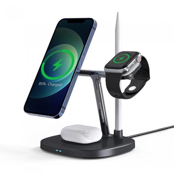 Sortimenta jaunumi - Choetech 15W 4 in 1 Wireless Charger Holder Magsafe T583-F - ātri pasūtīt no ražotāja