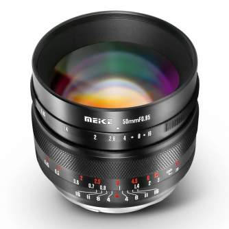 Objektīvi bezspoguļa kamerām - Meike MK-50mm F0.95 Sony E-mount - ātri pasūtīt no ražotāja