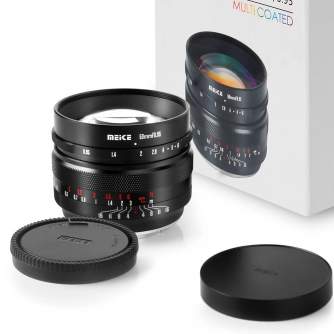 Objektīvi bezspoguļa kamerām - Meike MK-50mm F0.95 Sony E-mount - ātri pasūtīt no ražotāja