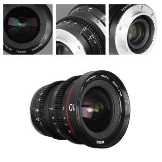 CINEMA Video Lences - Meike MK 10mm T2.2 Fuji X-mount - quick order from manufacturer