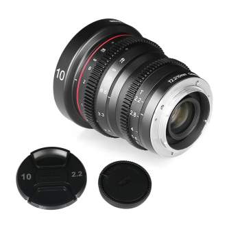 CINEMA видео объективы - Meike MK-10MM T2.2 Cine Lens M43 (MFT) MK-10MM T2.2 M43 - быстрый заказ от производителя