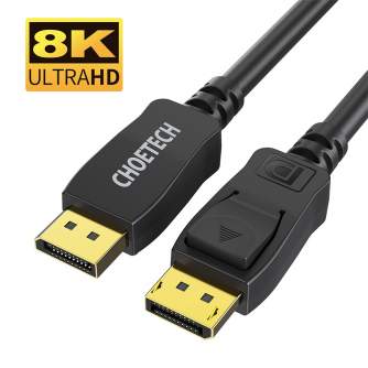 Sortimenta jaunumi - Choetech 8K DisplayPort to DisplayPort Cable XDD01 - ātri pasūtīt no ražotāja