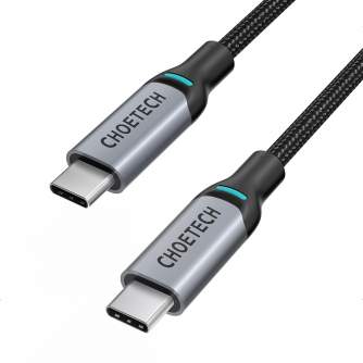 Sortimenta jaunumi - Choetech USB-C to USB-C Nylon Cable 100W 1.8M XCC-1002 - ātri pasūtīt no ražotāja