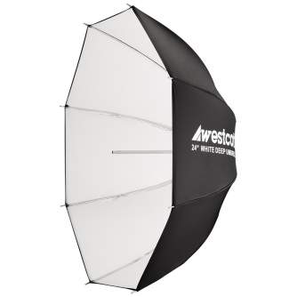 New products - Westcott Deep Umbrella - White Bounce (24") - quick order from manufacturer