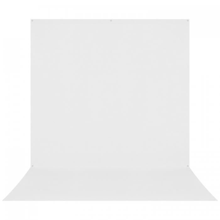 Background Set with Holder - Westcott X-Drop Pro Kreukbestendige Background Kit - High Key White Sweep (8 x 13) - quick order from manufacturer