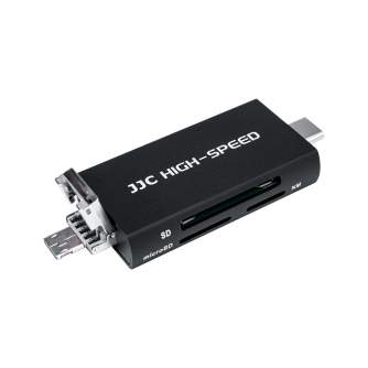 New products - JJC CR-UTC5AC Memory Card Reader zwart - quick order from manufacturer