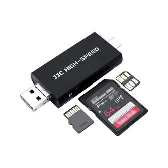 Sortimenta jaunumi - JJC CR-UTC5AC Memory Card Reader zwart - ātri pasūtīt no ražotāja