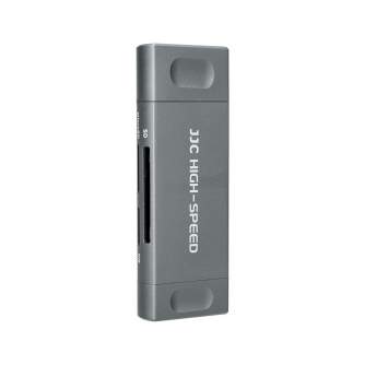 New products - JJC CR-UTC5AC Memory Card Reader Gray - quick order from manufacturer