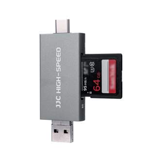 Новые товары - JJC CR-UTC5AC Memory Card Reader Gray - быстрый заказ от производителя