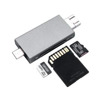 Новые товары - JJC CR-UTC5AC Memory Card Reader Gray - быстрый заказ от производителя