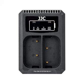 New products - JJC Olympus DCH-BLX1 USB Dubbele Batterijlader (Olympus OM System BCX-1) - quick order from manufacturer