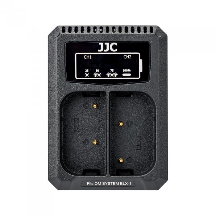 New products - JJC Olympus DCH-BLX1 USB Dubbele Batterijlader (Olympus OM System BCX-1) - quick order from manufacturer