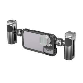 Sortimenta jaunumi - SmallRig 4076 Mobile Video Cage Kit (Dual Handheld) for iPhone 14 Pro - ātri pasūtīt no ražotāja