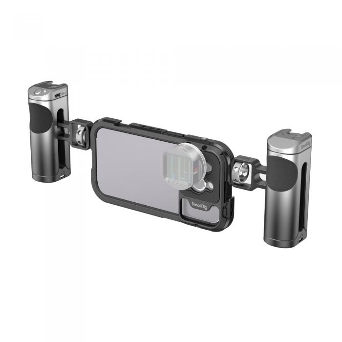 Новые товары - SmallRig 4076 Mobile Video Cage Kit (Dual Handheld) for iPhone 14 Pro - быстрый заказ от производителя