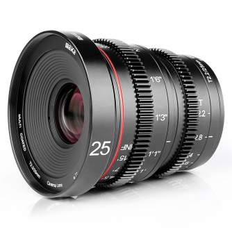 Mirrorless Lenses - Meike MK 25mm T2.2 Canon RF-mount - quick order from manufacturer