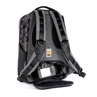 Backpacks - Toxic Valkyrie Camera Backpack L Water Resistant "Frog" Pocket Onyx - quick order from manufacturer