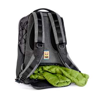 Backpacks - Toxic Valkyrie Camera Backpack L Water Resistant "Frog" Pocket Onyx - quick order from manufacturer