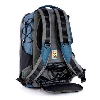 Backpacks - Toxic Valkyrie Camera Backpack L Water Resistant "Frog" Pocket Sapphire - quick order from manufacturer