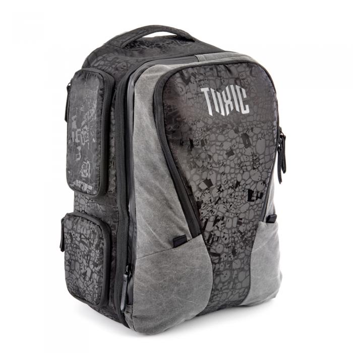 Backpacks - Toxic Valkyrie Camera Backpack M Water Resistant "Frog" Pocket Onyx - quick order from manufacturer