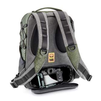 Mugursomas - Toxic Valkyrie Camera Backpack M Water Resistant "Frog" Pocket Emerald - perc šodien veikalā un ar piegādi