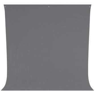 Backgrounds - Westcott Wrinkle-Resistant Backdrop - Neutral Grey (2,7 x 3m) - quick order from manufacturer