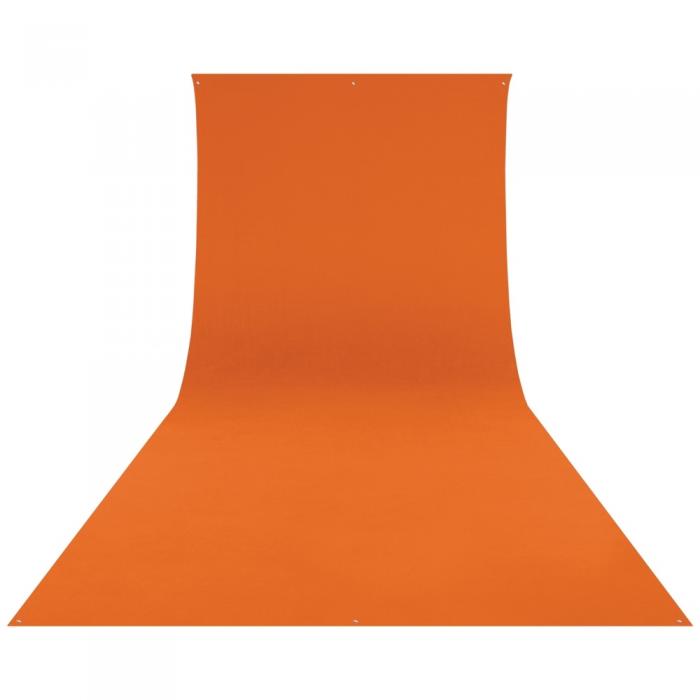 Backgrounds - Westcott Wrinkle-Resistant Backdrop - Tiger Orange (2,7 x 6,1m) - quick order from manufacturer