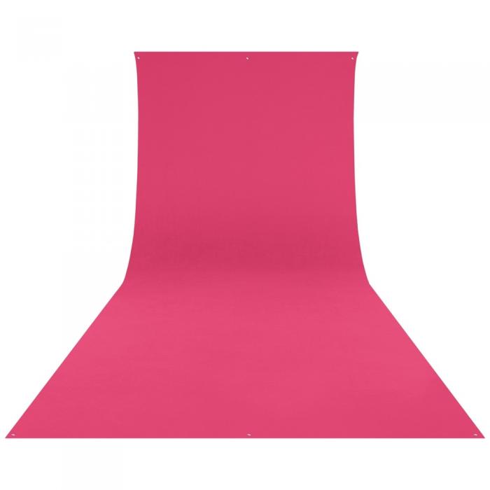 Backgrounds - Westcott Wrinkle-Resistant Backdrop - Dark Pink (2,7 x 6,1m) - quick order from manufacturer