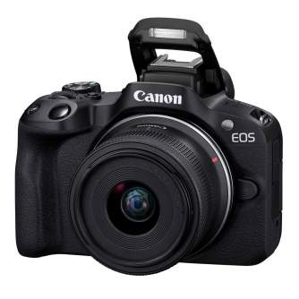 Mirrorless Cameras - Canon EOS R50 + RF-S 18-45mm F4.5-6.3 IS STM (Black) - buy today in store and with delivery