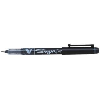 Vairs neražo - Pilot V-Sign Pen Black Liquid Ink Fineliner 4980134654