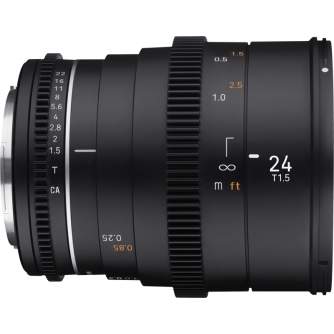 CINEMA Video Lenses - SAMYANG 24MM T1.5 VDSLR MK2 CANON RF F1310813101 - quick order from manufacturer