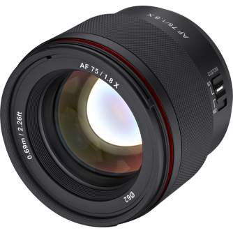 Mirrorless Lenses - SAMYANG AF 75MM F/1.8 FUJI X F1214810101 - быстрый заказ от производителя